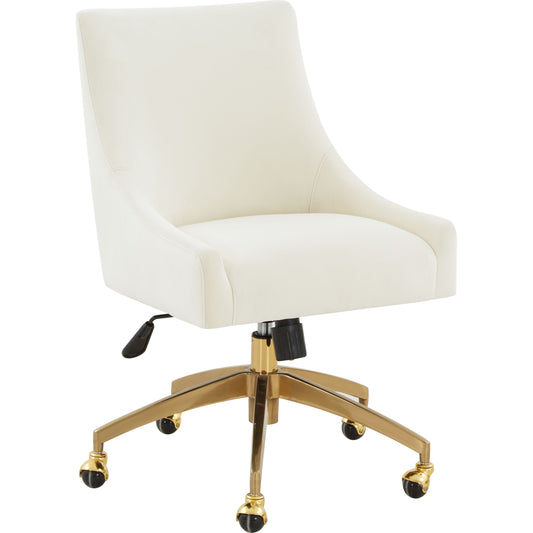 Neuchatel Adjustable Desk Chair by HedgeApple Essentials. Made from plywood, solid larch wood, mdf, boucle (95% polyester), 5% acrylic, aluminum in a modern style.