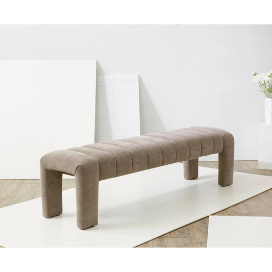 Hickory Channel Tufted Bench by HedgeApple Essentials. Made from unique in a modern style.