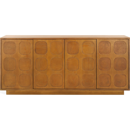 Kanawha Sideboard by HedgeApple Essentials in natural. Made from pine wood, pine veneer, plywood in a traditional style.