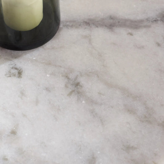 Rota Round Drink Table by HedgeApple Essentials. Made from marble in a modern style.