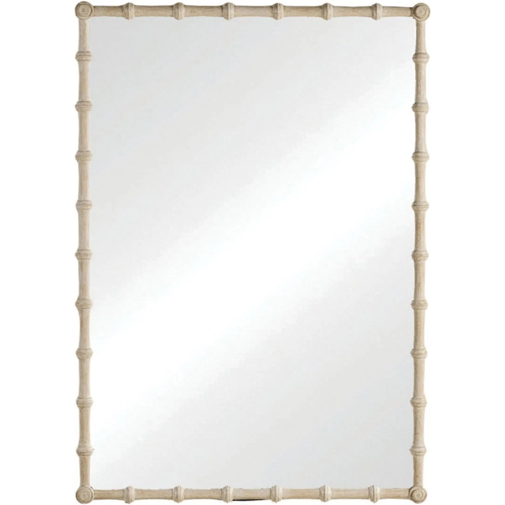 Bywater Mirror by Jonathan Charles in washed acacia. Made from unique in a transitional style.