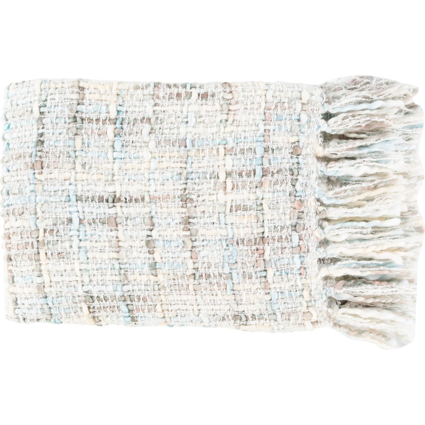 001 SI-1890322 | Additional Silo | Saugatuck - 19381 by Surya in ivory, pale blue. Made from 95% acrylic, 5% polyester in a cottage & farmhouse style.