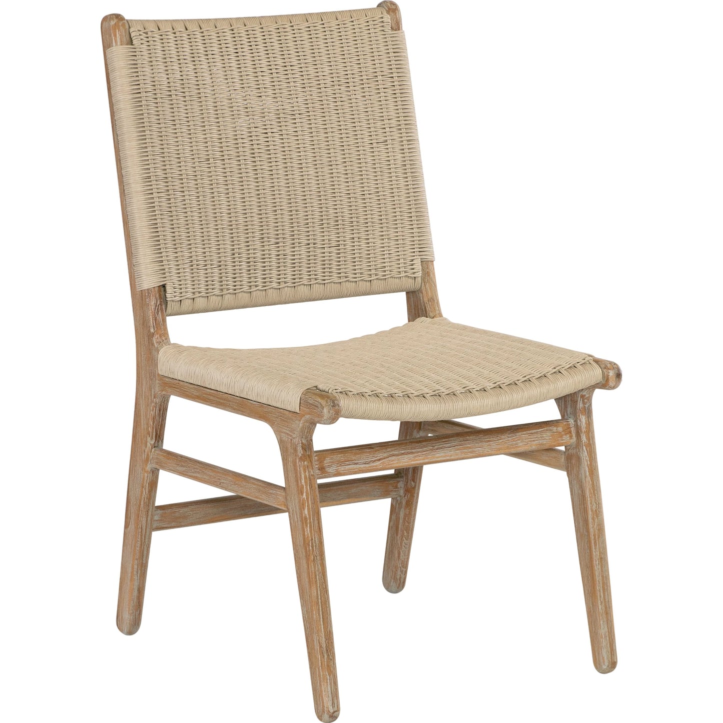 001 SI-2167240 | Primary Silo | Sedona Outdoor Armless Dining Chair by Sunset West in teak. Made from teak in a coastal style.