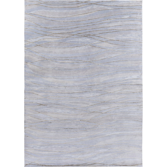 001 5647-3375 | Primary Silo | Shibui SH-7406 Indoor/Outdoor Rug by Surya in light blue, light gray, light sage, off-white, brown. Made from 100% semi-worsted new zealand wool in a unique style.