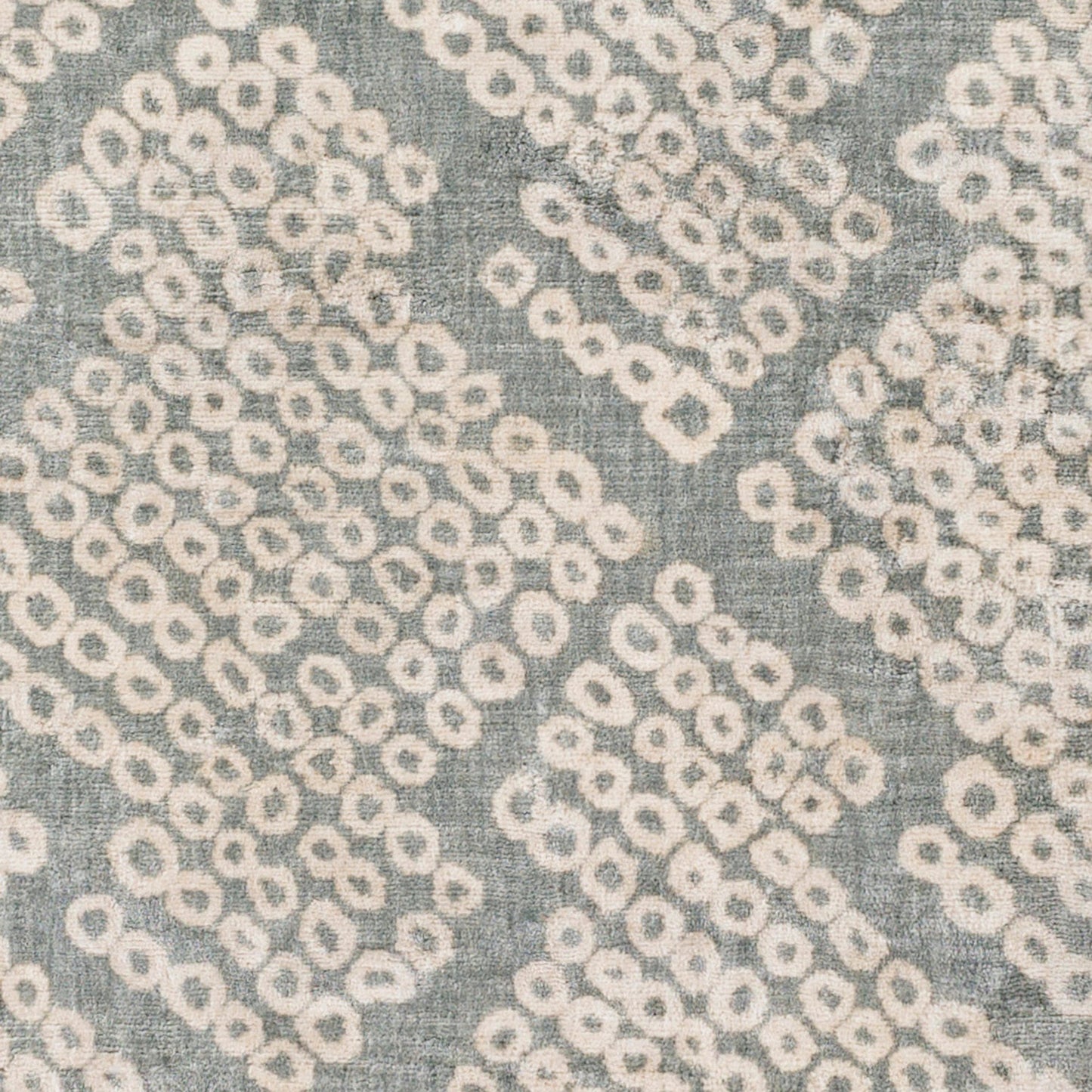 006 61305-24782 | Closeup | Shibori SHB-8003 Indoor/Outdoor Rug by Surya in dusty sage, beige. Made from 100% viscose in a unique style.