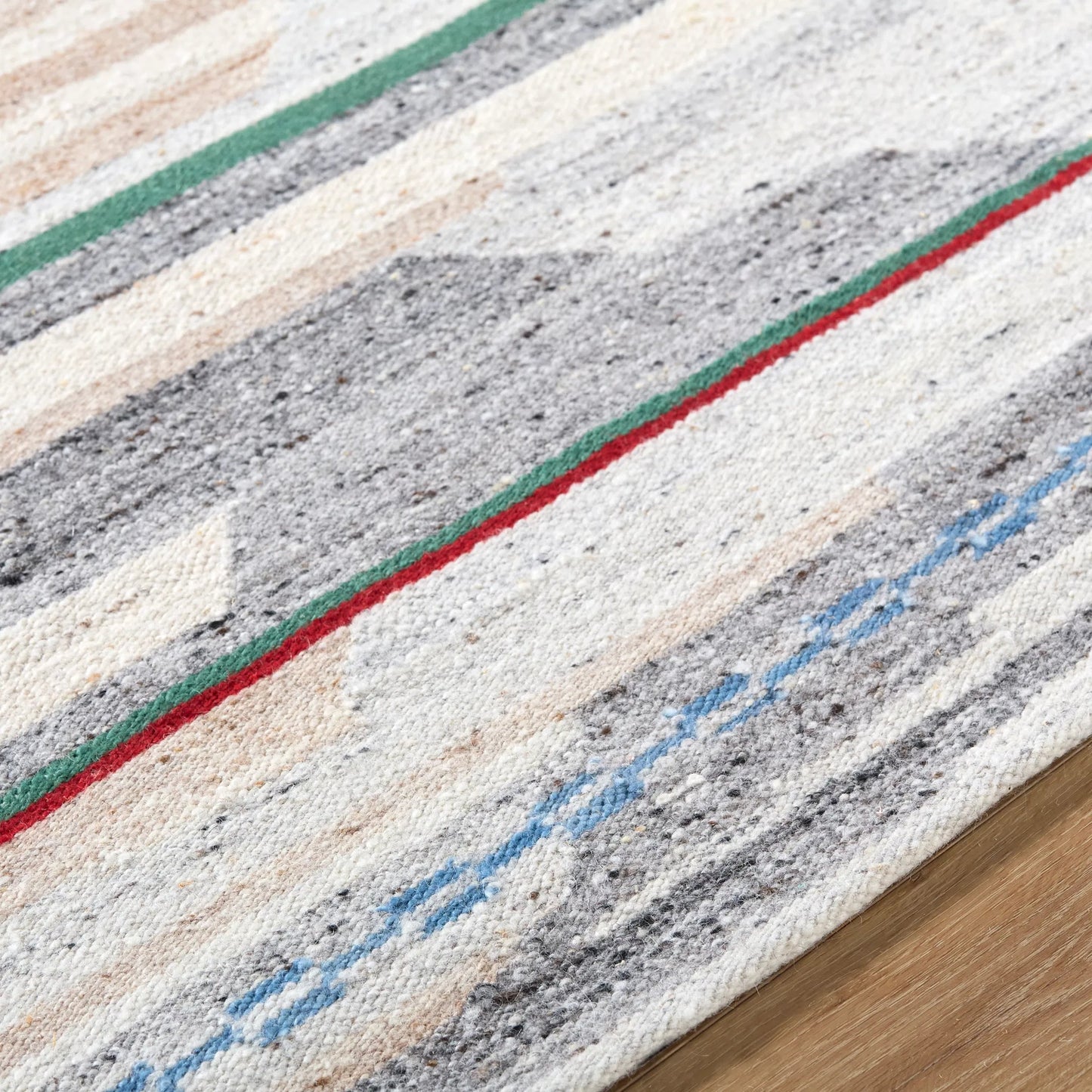004 SI-2164872,SI-2164873,SI-2164874,SI-2164875 | Closeup | Stockholm Rug - 532433 by Surya in ivory, charcoal, mustard, forest green, crimson, teal, coral. Made from wool in a unique style.