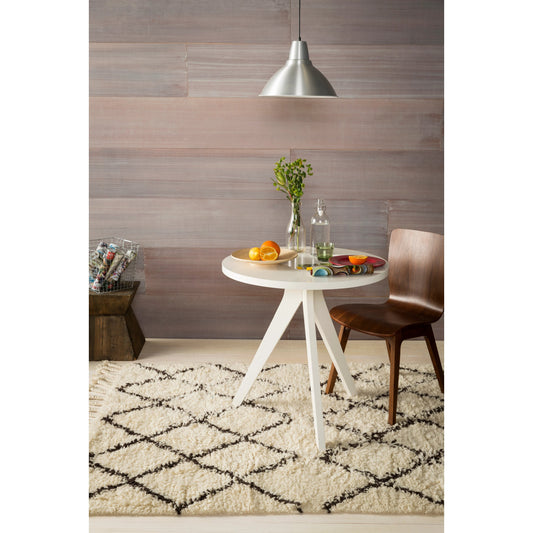 Sherpa Rug - 12707 by Surya in charcoal, ivory. Made from 100% wool in a unique style.