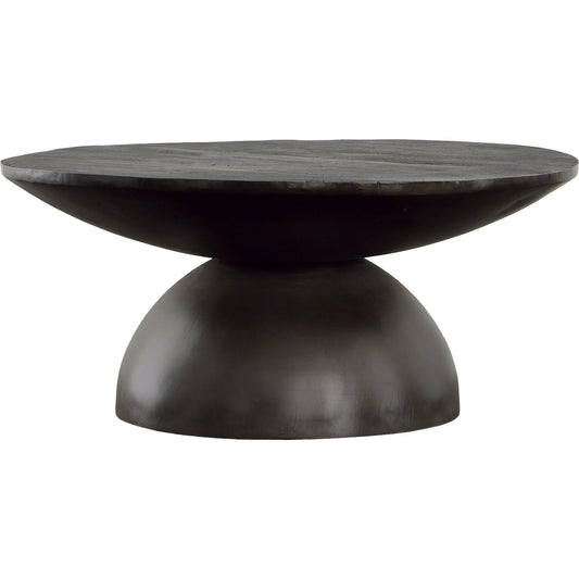 Bernabe Coffee Table by Arch & Plane in black sandblasted. Made from iron, mango wood in a modern style.