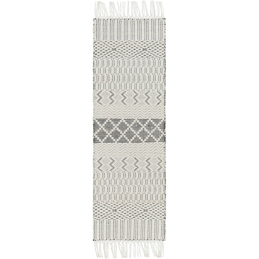 Saint Clair Rug - 27902 by Surya in black, cream. Made from 100% new zealand wool in a unique style.