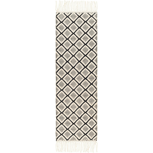 Saint Clair Rug - 27904 by Surya in black, cream. Made from 100% new zealand wool in a unique style.