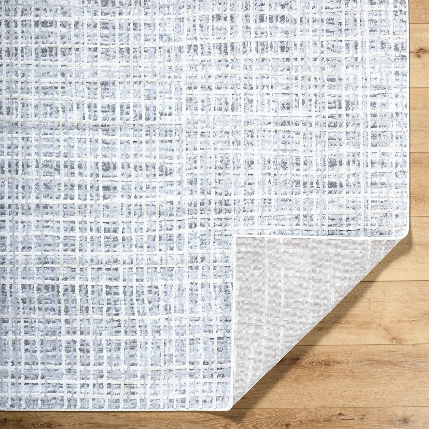 002 SI-2169036,SI-2169037 | Closeup | Siyah Rug - 537430 by Livabliss in light silver, silver, metallic - silver, sage. Made from polyester, polypropylene in a unique style.