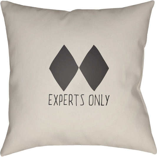 Black Diamond Pillow - 24753 by Livabliss. Made from front: 100% polyester, back: 100% polyester in a modern style.
