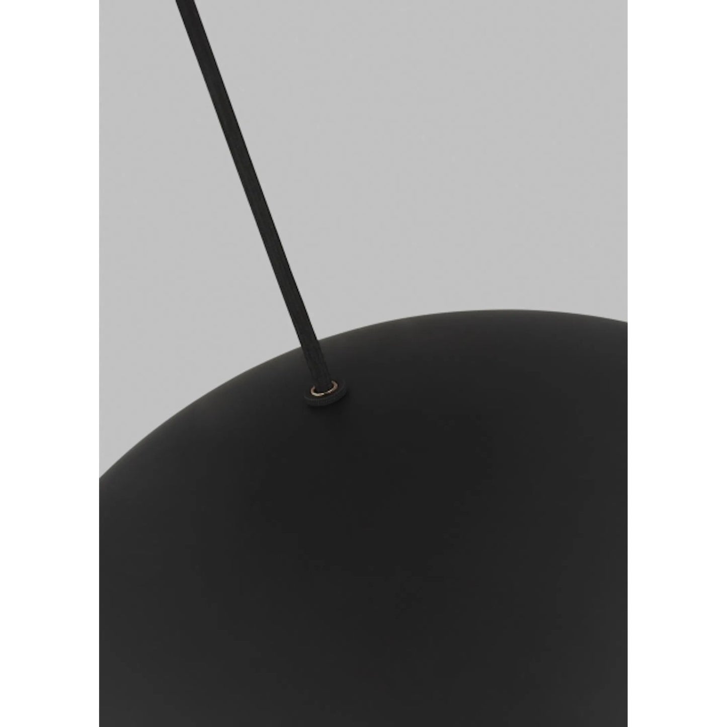003 SI-2231552 | Closeup | Akova X-Large Pendant by Visual Comfort & Co. in white. Made from aluminum in a unique style.
