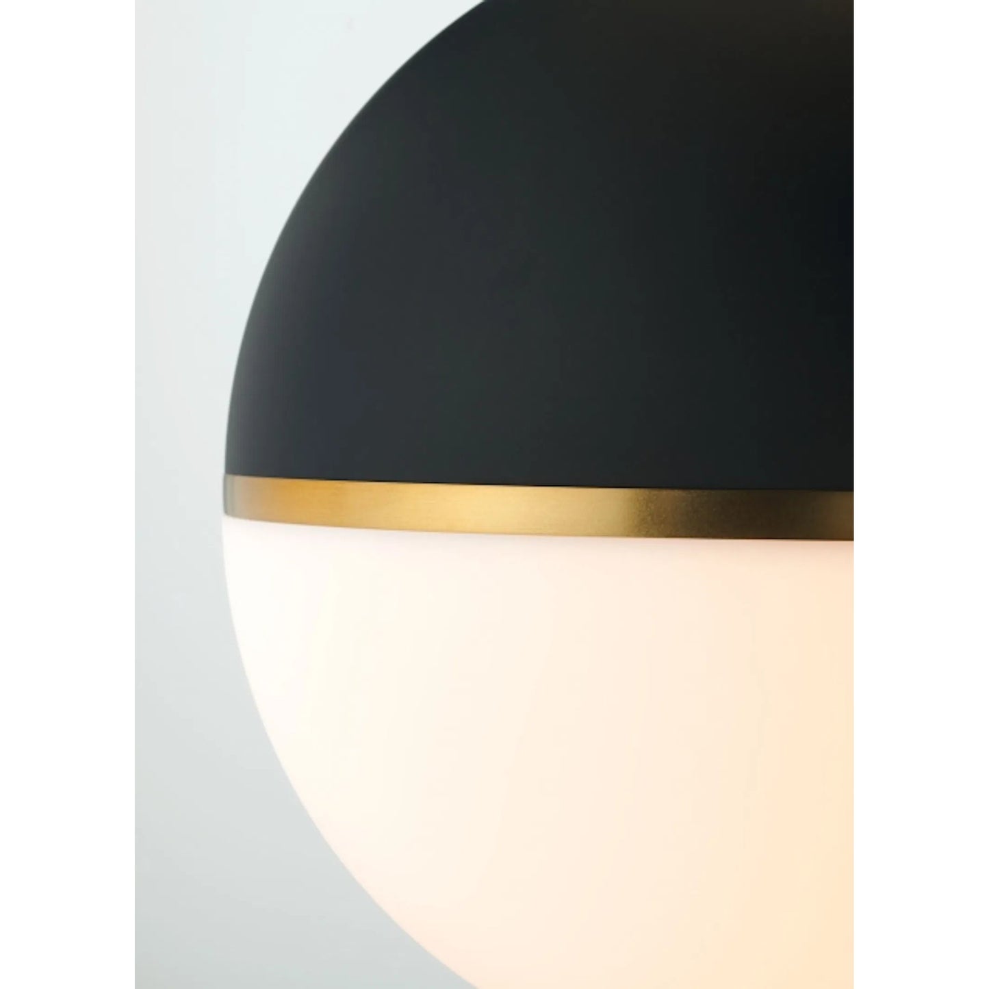 004 SI-2231554 | Closeup | Akova Grande Pendant by Visual Comfort & Co. in white. Made from aluminum in a unique style.