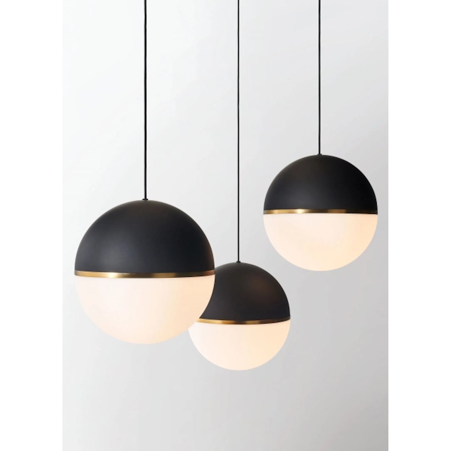 003 SI-2231554 | Closeup | Akova Grande Pendant by Visual Comfort & Co. in white. Made from aluminum in a unique style.