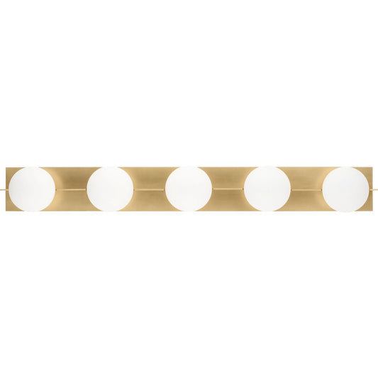 Orbel 5-Light Bath by Visual Comfort & Co.. Made from aluminum or brass in a transitional style.