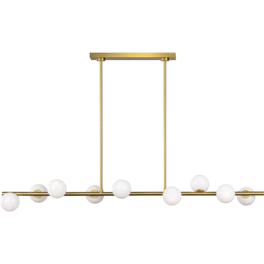 Altair Linear Chandelier by Visual Comfort & Co.. Made from steel in a modern style.