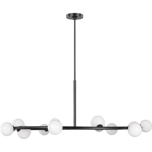 Altair Linear Chandelier by Visual Comfort & Co.. Made from steel in a modern style.