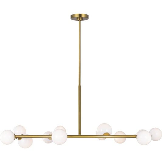 Altair Linear Chandelier by Visual Comfort & Co.. Made from steel in a modern style.