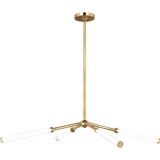 Poza 40" Chandelier by Visual Comfort & Co.. Made from brass in a modern style.