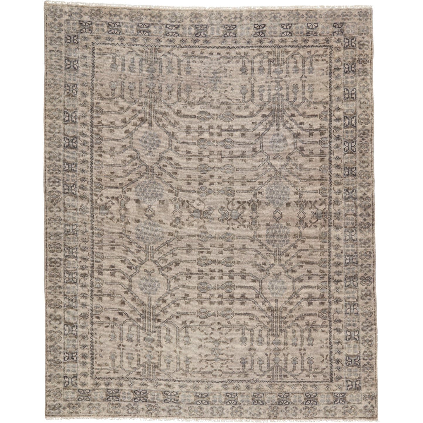 001 SI-1750496,SI-1750498,SI-1750499,SI-1794971 | Primary Silo | Salinas SLN14 Rug by Jaipur Living in gray. Made from 100% wool in a unique style.