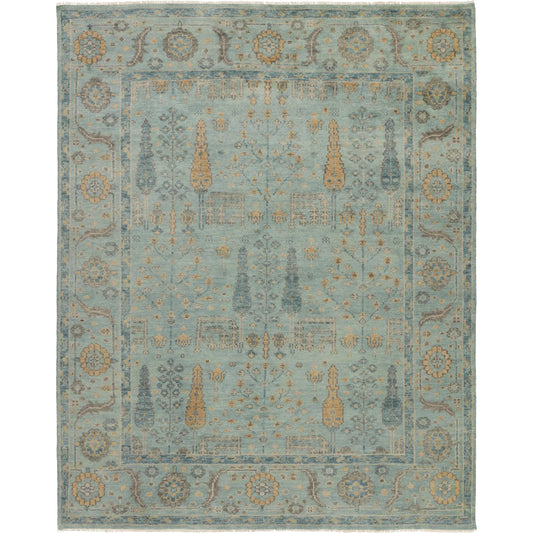 001 SI-2518916,SI-2518917,SI-2518918,SI-2518919,SI-2518920 | Primary Silo | Salinas SLN22 Rug by Jaipur Living in blue, yellow, gold. Made from 100% wool in a unique style.