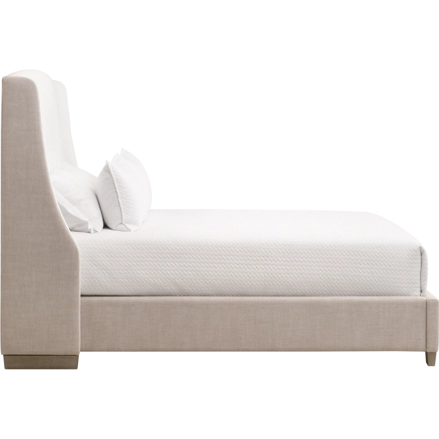 005 SI-2249333,SI-2249334,SI-2249335 | Additional Silo | Sloan Bed by Essentials For Living in livesmart peyton-pearl, bisque, natural gray oak. Made from solid oak wood, plywood, metal in a modern style.
