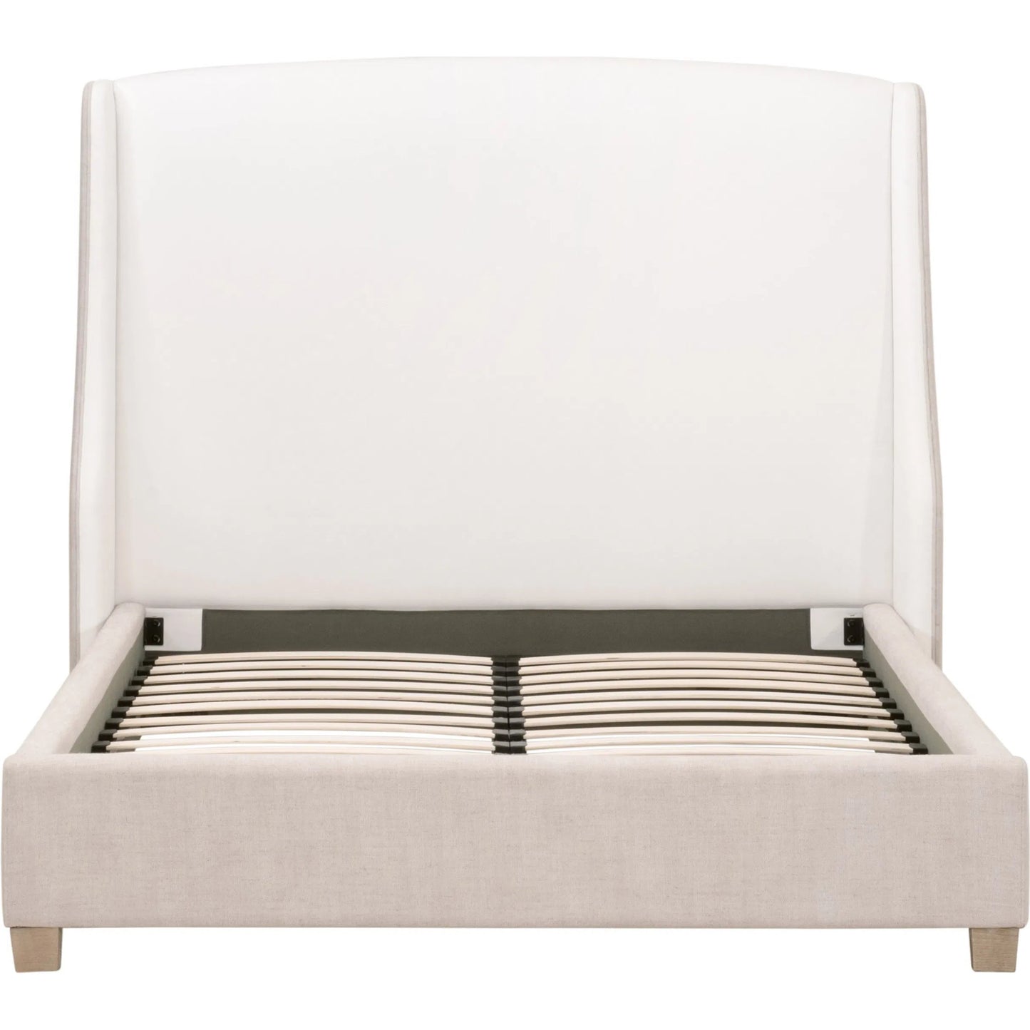006 SI-2249333,SI-2249334,SI-2249335 | Additional Silo | Sloan Bed by Essentials For Living in livesmart peyton-pearl, bisque, natural gray oak. Made from solid oak wood, plywood, metal in a modern style.