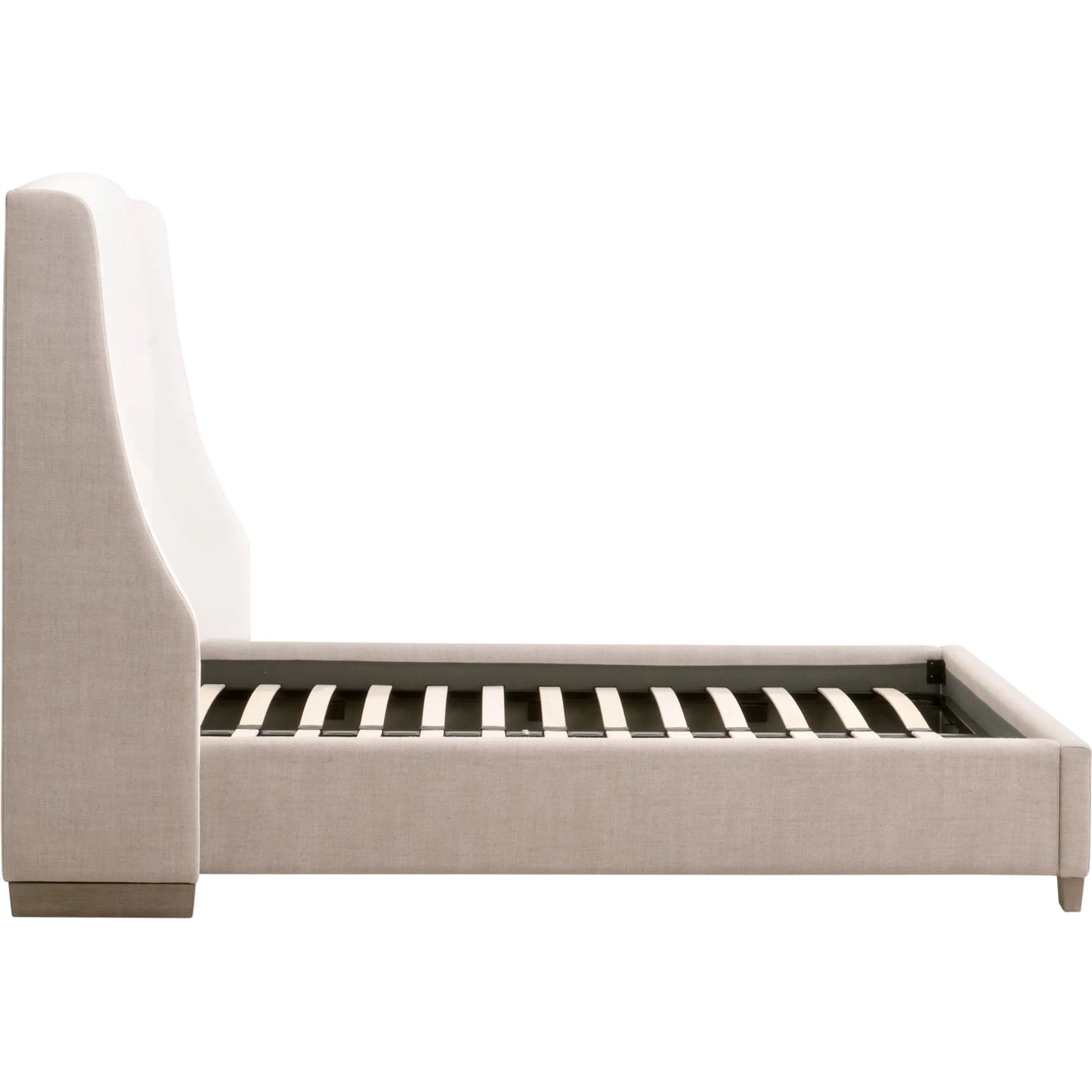 003 SI-2249333,SI-2249334,SI-2249335 | Additional Silo | Sloan Bed by Essentials For Living in livesmart peyton-pearl, bisque, natural gray oak. Made from solid oak wood, plywood, metal in a modern style.