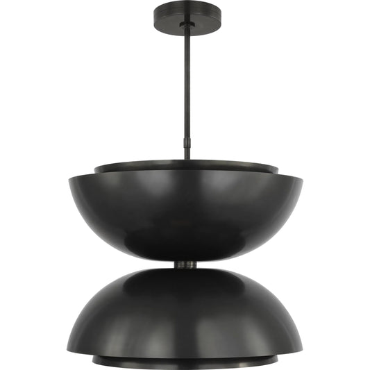 Shanti X-Large Double Pendant by Visual Comfort & Co.. Made from steel or brass in a modern style.