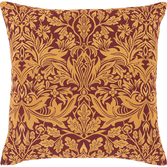 001 S-348504,S-348505,S-348506,S-348507,S-348508,S-348509 | Primary Silo | Shelter Indoor/Outdoor Pillow by Surya in burgundy, peach. Made from 100% cotton in a traditional style.