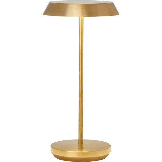 Tepa Accent Rechargeable Table Lamp by Visual Comfort & Co.. Made from aluminum or brass in a transitional style.