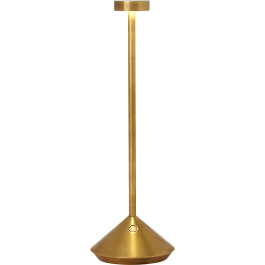 Moneta Accent Rechargeable Table Lamp by Visual Comfort & Co.. Made from aluminum or brass in a transitional style.