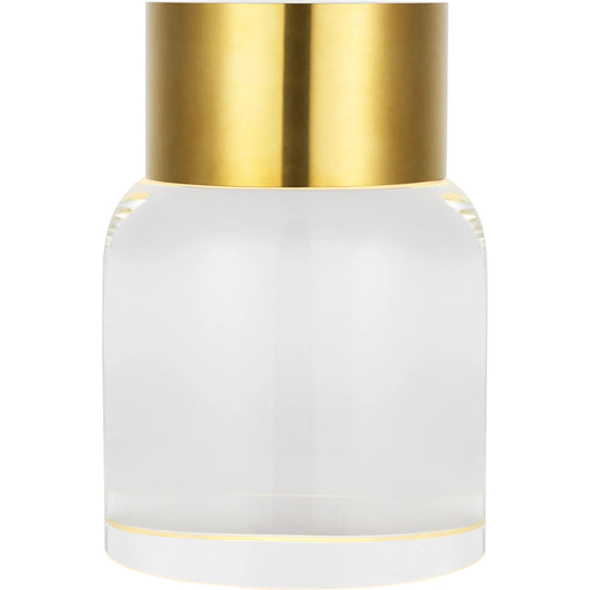 Caspe 7" Rechargeable Table Lamp by Visual Comfort & Co.. Made from brass in a modern style.