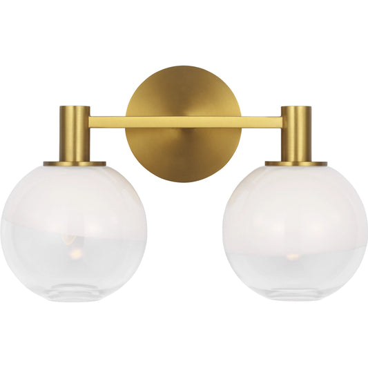 Torian 2-Light Vanity by Visual Comfort & Co.. Made from steel in a transitional style.