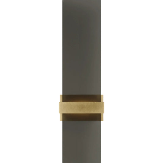 Flyta Medium Sconce by Visual Comfort & Co. in natural brass. Made from brass in a modern style.