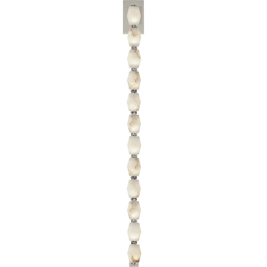 Collier Alabaster 40" Sconce by Visual Comfort & Co. in alabaster. Made from aluminum or brass in a modern style.