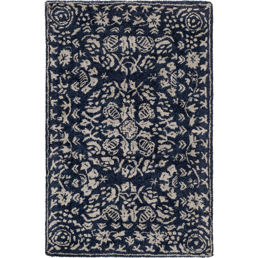 000 18531-9850 | Primary Silo | Smithsonian SMI-2112 Rug by Surya in dark blue, light slate. Made from 100% new zealand wool in a unique style.