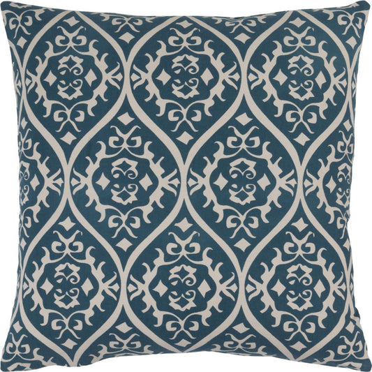 000 O-SURYA-SMS001-2222D,O-SURYA-SMS001-2222P | Primary Silo | Somerset Pillow - 21877 by Surya. Made from 100% cotton in a traditional style.