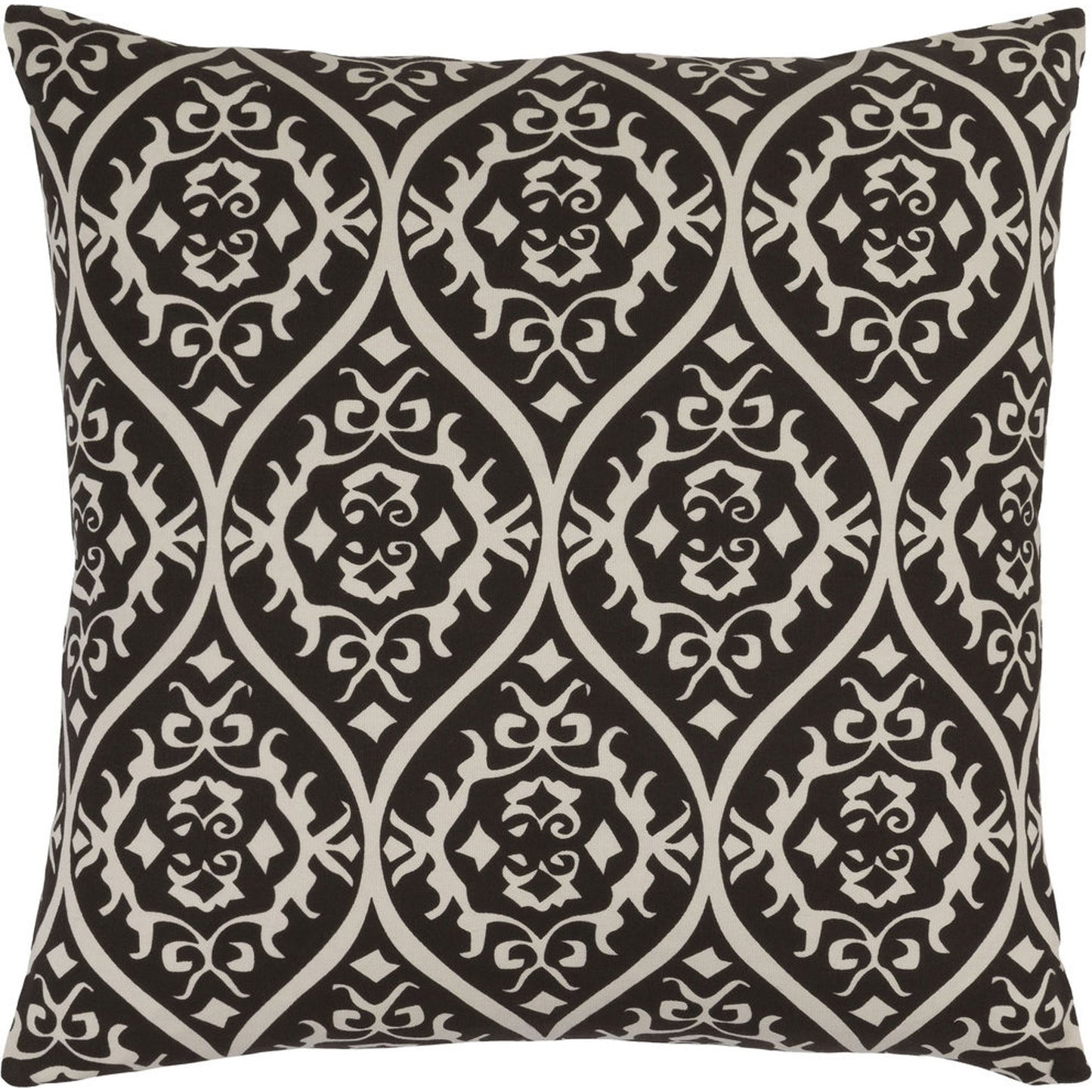 003 O-SURYA-SMS003-2222D,O-SURYA-SMS003-2222P | Primary Silo | Somerset Pillow - 21877 by Surya. Made from 100% cotton in a traditional style.