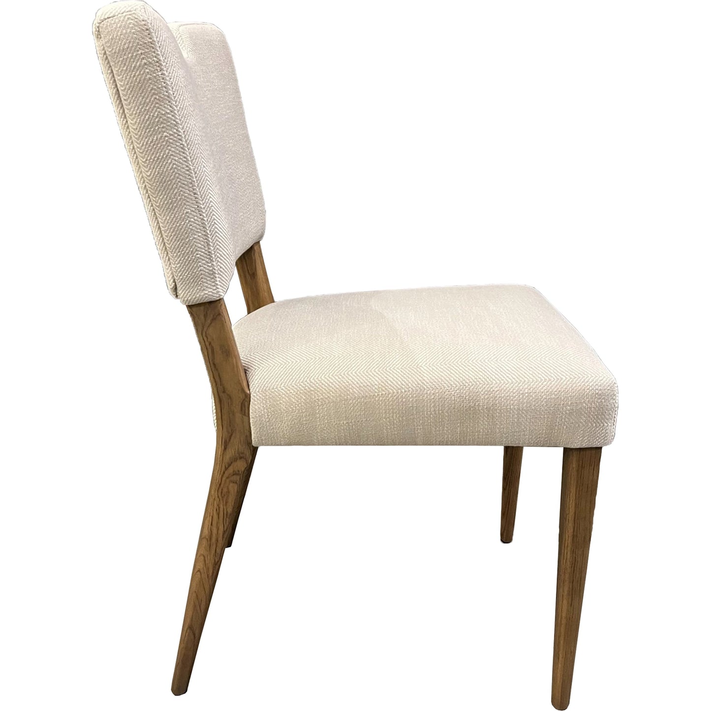 003 SI-2004315 | Additional Silo | Luella Dining Chair by LH Imports in sandy beige/cool brown legs and brown. Made from ash, pu foam, polyester fiber, polyester in a modern style.