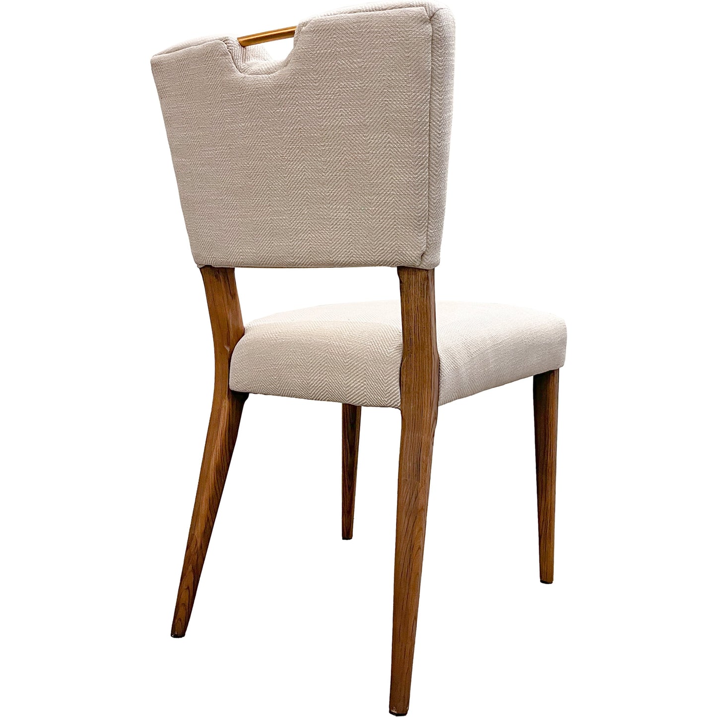 004 SI-2004315 | Additional Silo | Luella Dining Chair by LH Imports in sandy beige/cool brown legs and brown. Made from ash, pu foam, polyester fiber, polyester in a modern style.