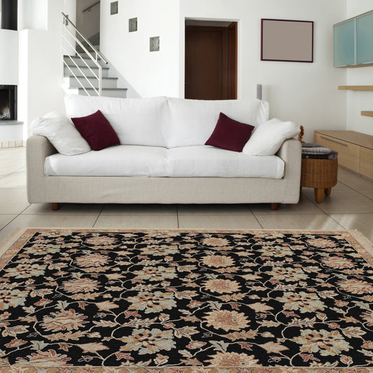 Sonoma Rug - 132 by Surya in eggplant multi. Made from 100% new zealand wool in a unique style.