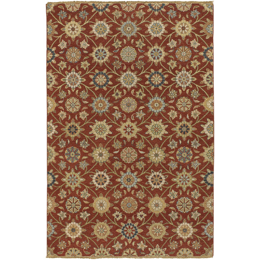 001 23785-3381,23785-3382 | Primary Silo | Sonoma SNM-9005 Indoor/Outdoor Rug by Surya in rust. Made from 100% new zealand wool in a unique style.