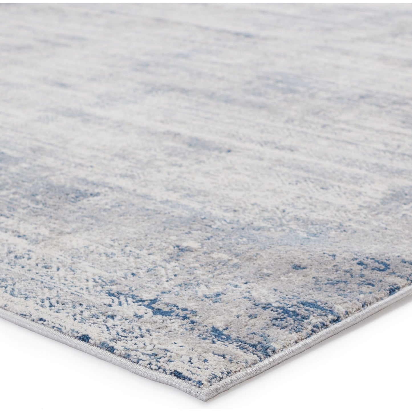 003 SI-1782414,SI-1782416,SI-1782417,SI-2386451 | Closeup | Solace SOC03 Rug by Jaipur Living in gray, blue. Made from unique in a unique style.