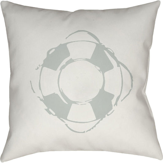 Nautical Pillow - 25840 by Livabliss. Made from front: 100% polyester, back: 100% polyester in a coastal style.
