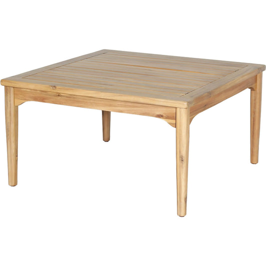 001 SI-2325296 | Primary Silo | Sonoma Outdoor - Square Coffee Table by LH Imports in light brown and natural. Made from treated acacia wood in a transitional style.