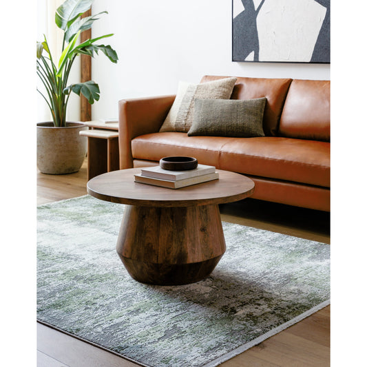 Solar SOR-2326 Rug by Surya in gray, light gray, off-white, medium gray, olive. Made from viscose, acrylic in a unique style.