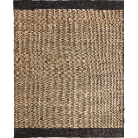 001 SI-2531427,SI-2531428,SI-2531429,SI-2531430,SI-2531431,SI-2531432 | Primary Silo | Song Of The Sahara SOS03 Rug by Jaipur Living in black, tan, beige. Made from 80% jute 20% wool in a unique style.