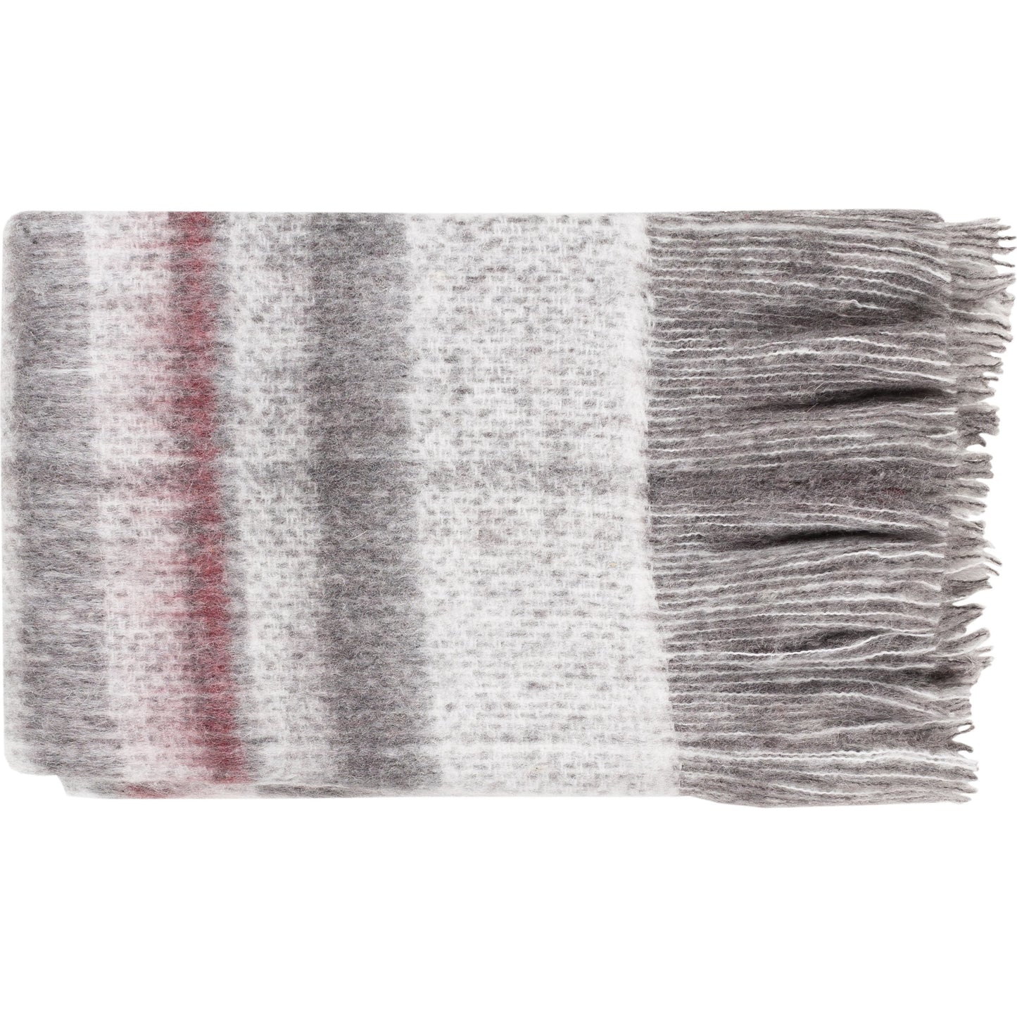 002 SR-756593 | Additional Silo | Stowe - 34970 by Livabliss in dark red, medium gray, white. Made from 80% acrylic, 10% nylon, 10% polyester in a transitional style.